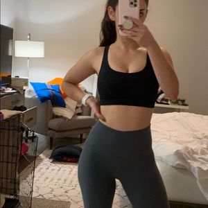 Lululemon branded black sports bra size 4